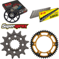 Kettensatz Stealth gold f&uuml;r: Gas Gas EC250 97-99 13-47-116 DID520VX3 Niet