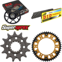 Kettensatz Stealth gold f&uuml;r: Gas Gas EC200 03-14/EC200 Ho 13-48-114 DID520 Clip