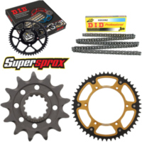 Kettensatz Stealth gold f&uuml;r: Gas Gas EC200 99-02/MC250 00 13-51-116 DID520NZ Clip