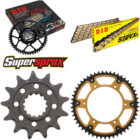 Kettensatz Stealth gold f&uuml;r: Gas Gas EC200 99-02/MC250 00 13-51-116 DID520VX3(G&B) Endlos