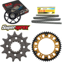 Kettensatz Stealth gold f&uuml;r: Gas Gas EC400 FSE 02-09/EC45 13-48-116 DID520NZ Clip