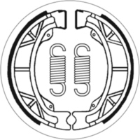 Bremsbelag Bremsbacken SBS 2012