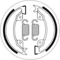 Bremsbelag Bremsbacken SBS 2077