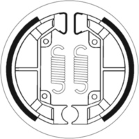 Bremsbelag Bremsbacken SBS 2187