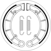 Bremsbelag Bremsbacken SBS 2197