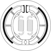 Bremsbelag Bremsbacken SBS 2201