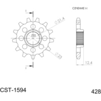 Ritzel Supersprox 428/15Z 21204-15