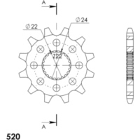 Ritzel Supersprox 520/12Z 61201-12