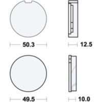 Bremsbel&auml;ge Bremsklotz Standard TRW MCB16