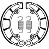 Bremsbacken mit Feder TRW MCS809